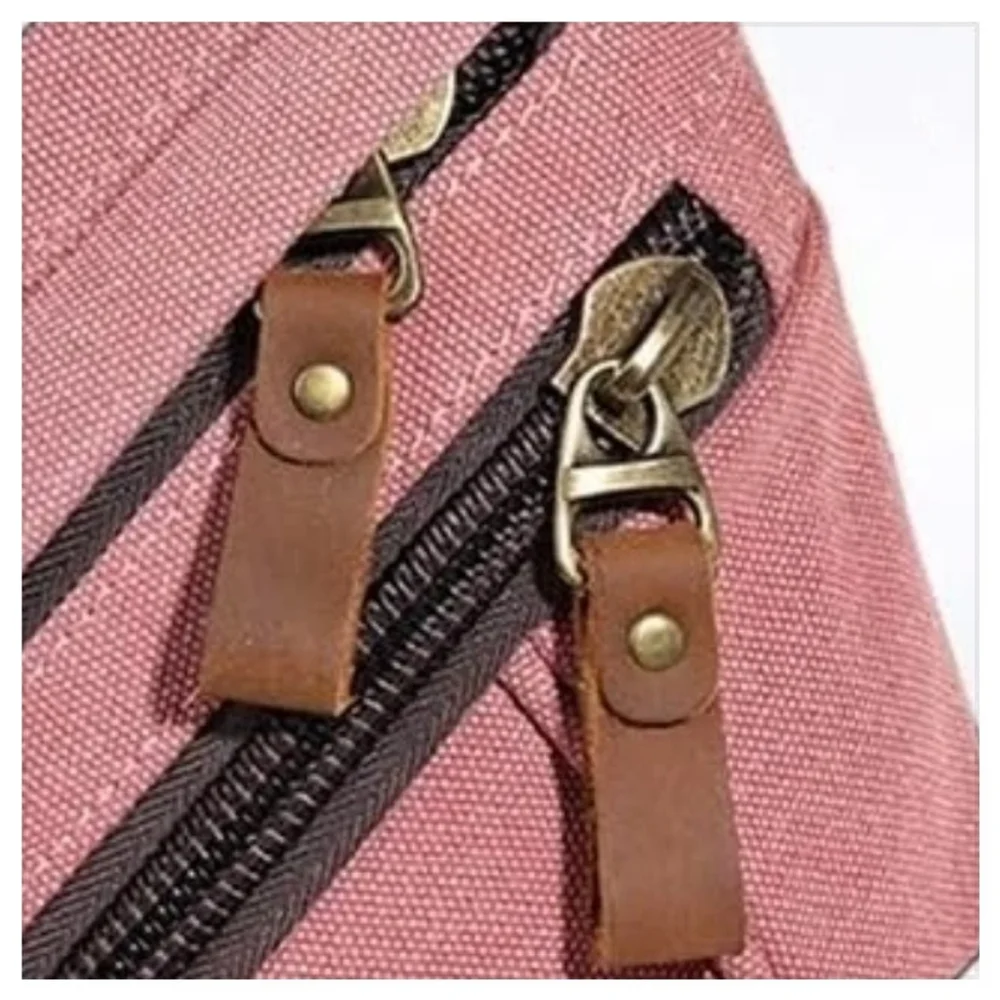 New KL928 Multipocket Denim Canvas Carryall Excursion Crossbody & Backpack